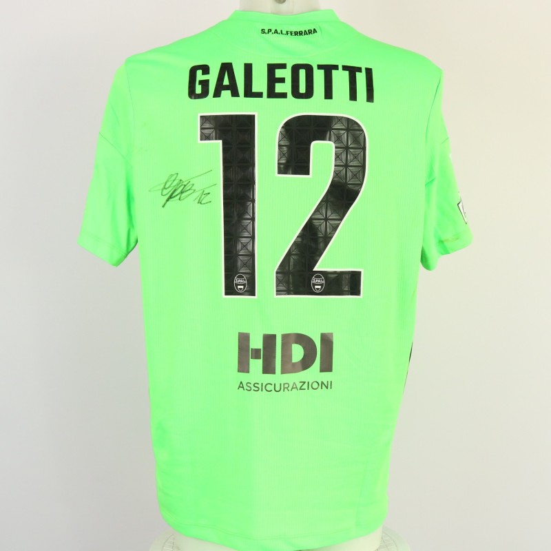 Galeotti's unwashed Signed Shirt, SPAL vs Gubbio 2024 