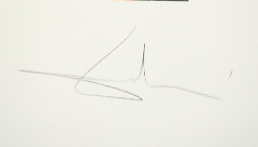 Salvador Dali Hand Signed Lithograph - CharityStars