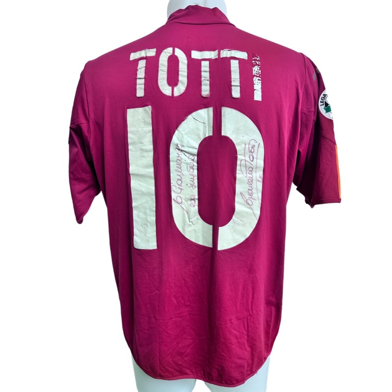 Official Roma Totti Signed Shirt, 2005/06 