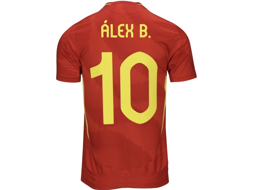 Alex Baena's Match Shirt, Uzbekistan vs Spain Paris Olympics 2024