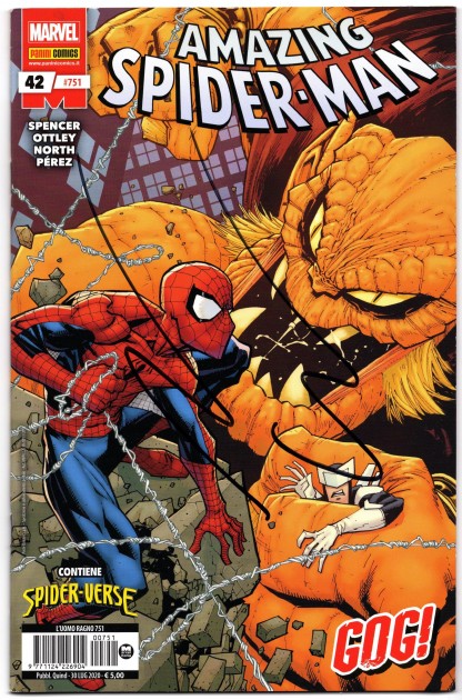  Fumetto Amazing Spiderman autografato da Andrew Garfield