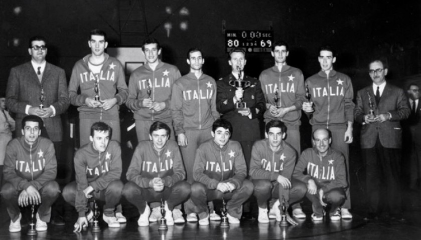 Italian Military Basketball Sweatshirt from Mid-1960s