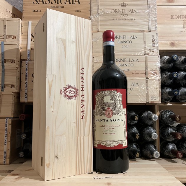 Santa Sofia Valpolicella Ripasso DOC Superiore 2020 McKenzie 5 Litres - in Wooden Case