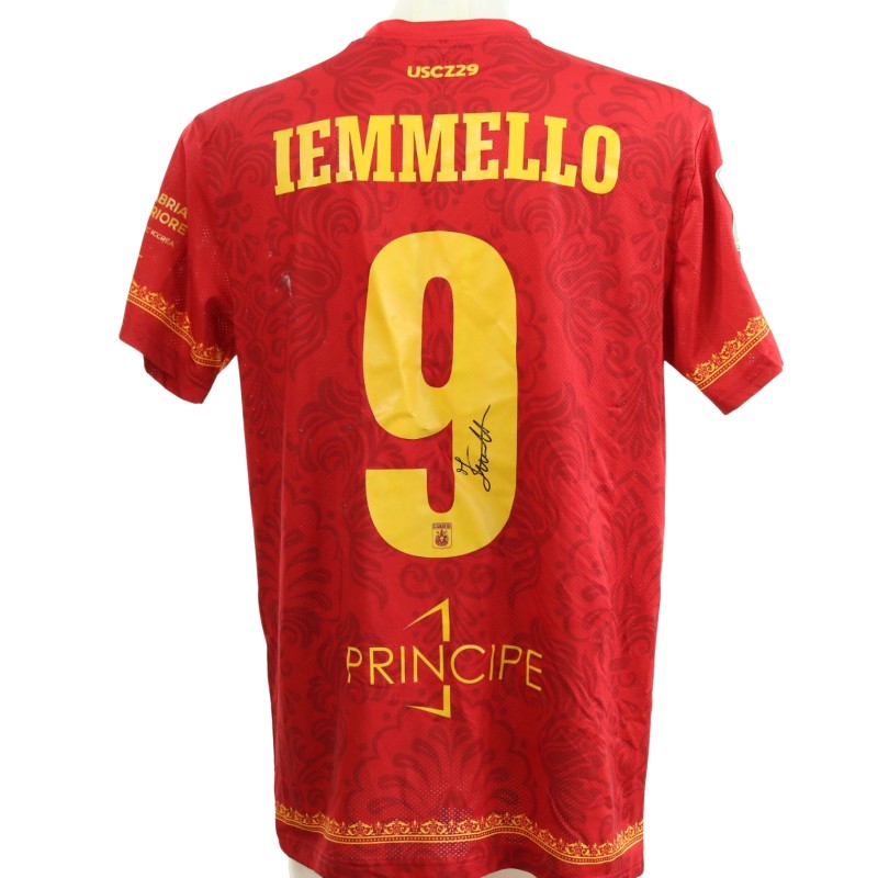 Iemmello's Signed Unwashed Shirt, Spezia vs Catanzaro 2025