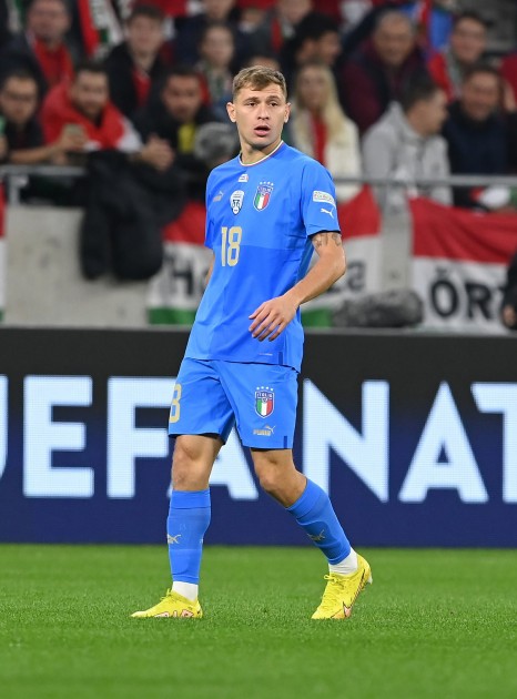 Barella's Match Shirt, Hungary-Italy 2022