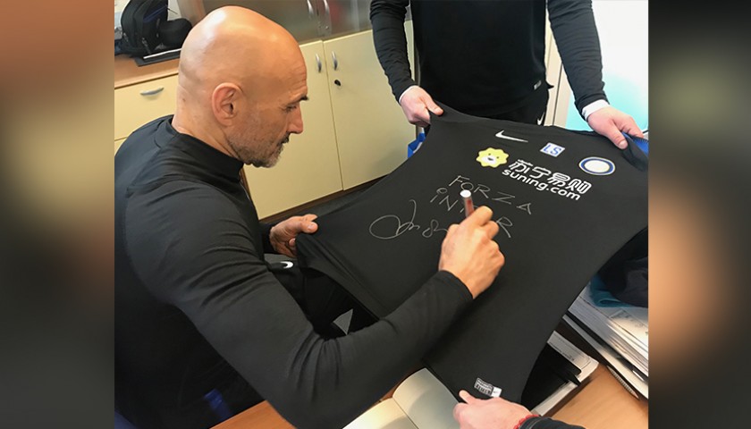 Spalletti's Signed Practice-Issued 2017/18 Inter Shirt 