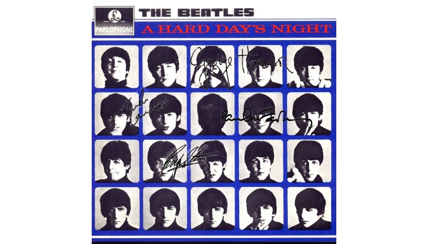 The Beatles “A Hard Day’s Night” Album with Printed Signatures