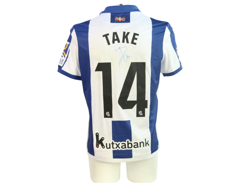 Take Kubo's Signed Unwashed Shirt, Real Sociedad vs Osasuna 2024