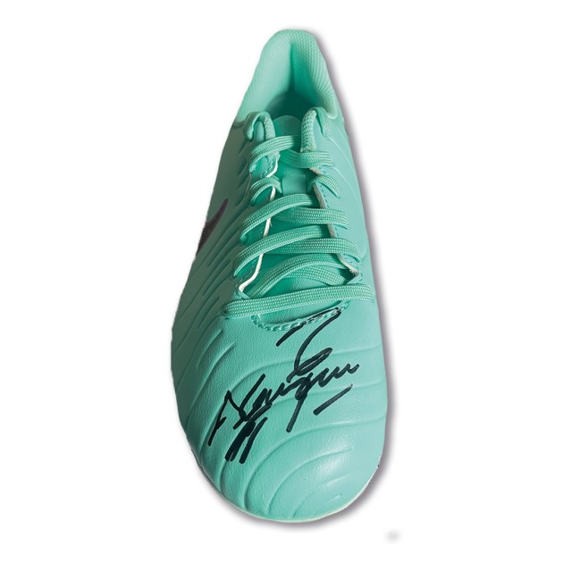 Sergio Agüero's Manchester City Signed Football Boot