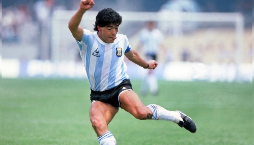 Maradona Argentina Signed Shirt