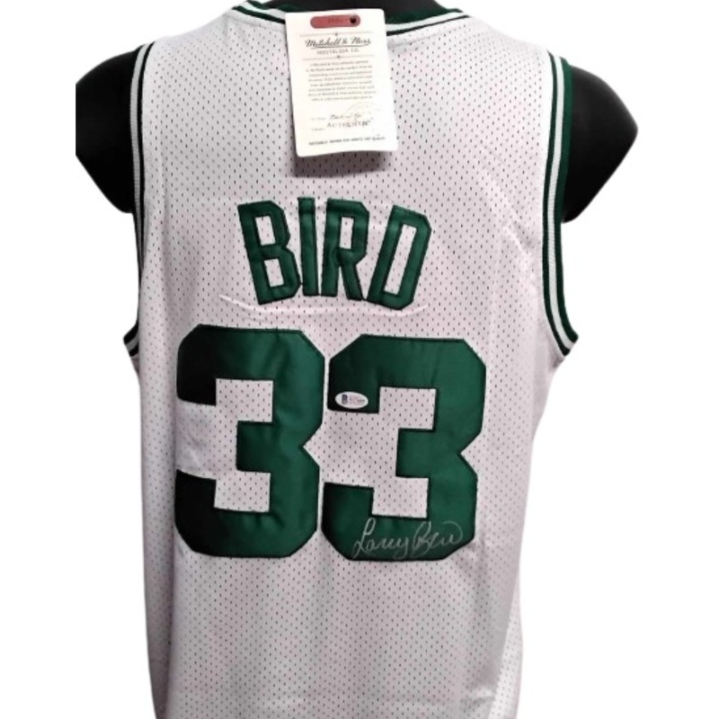 Larry Bird's Boston Celtics replica Signed Jersey 