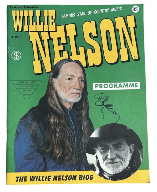 Programma Tour Willie Nelson 1996 - Autografato