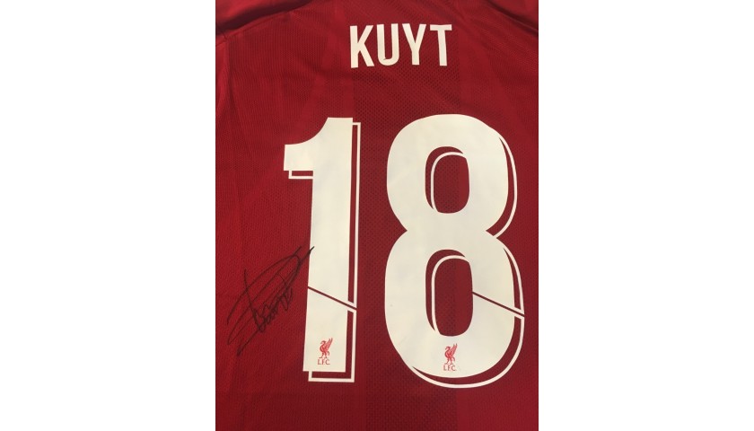Kuyt's Liverpool FC Legends Match Worn and Signed Shirt