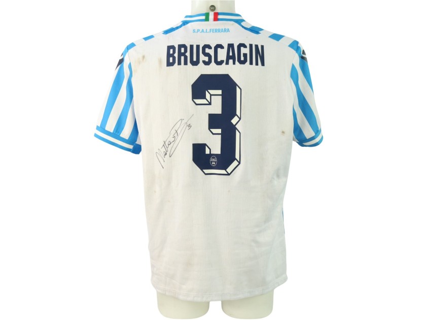 Bruscagin's Signed Unwashed Shirt, SPAL vs Virtus Entella 2024 