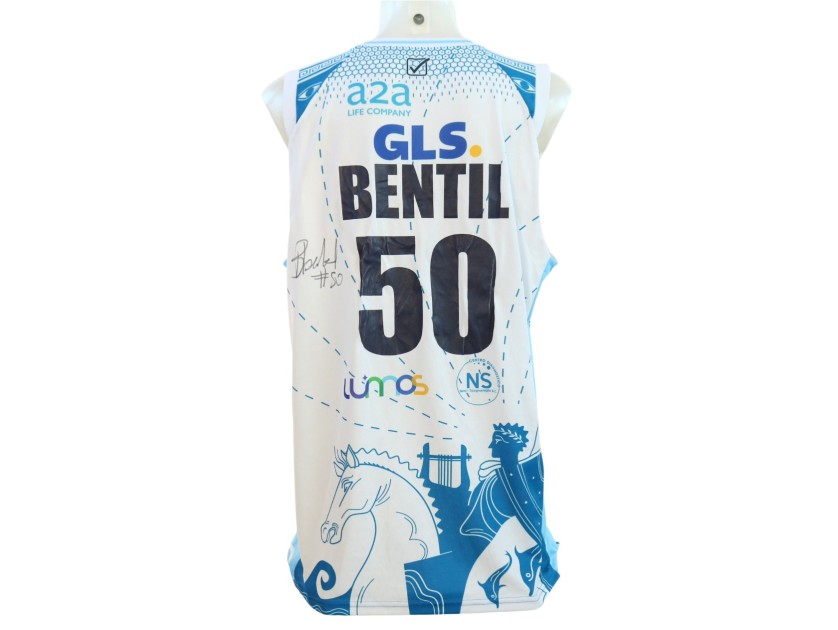 Bentil's Virtus Bologna vs Napoli Basket Signed Unwashed Set, 2025