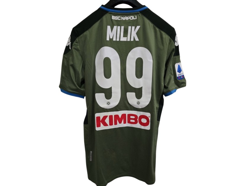 Maglia Milik Napoli Indossata, 2019/20