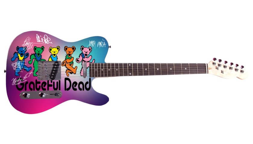 The Grateful Dead Graphics Guitar with Digital Autographs