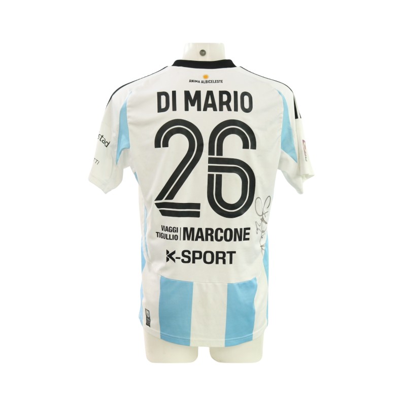 Maglia Di Mario Virtus Entella vs SPAL Unwashed, 2025 - Autografata