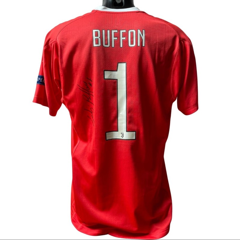 Maglia Buffon preparata Tottenham vs Juventus 2018 - Autografata