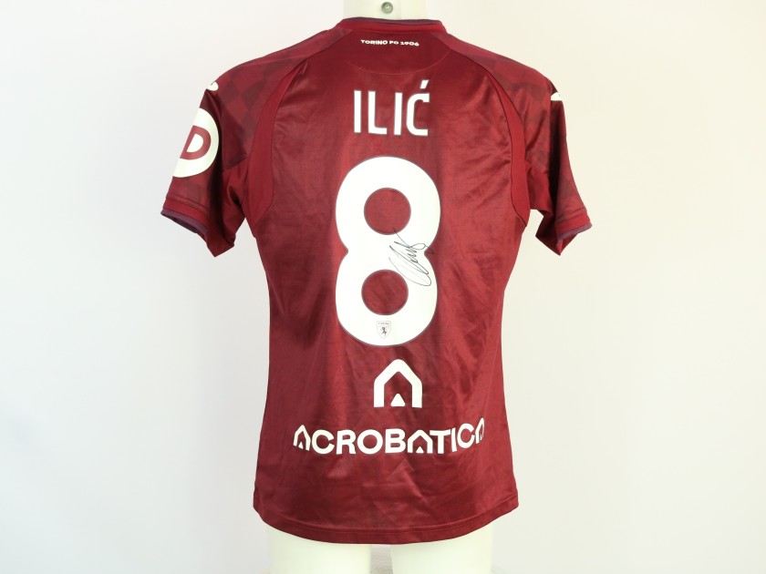 Ilic's Signed Unwashed Shirt, Torino vs Atalanta 2024