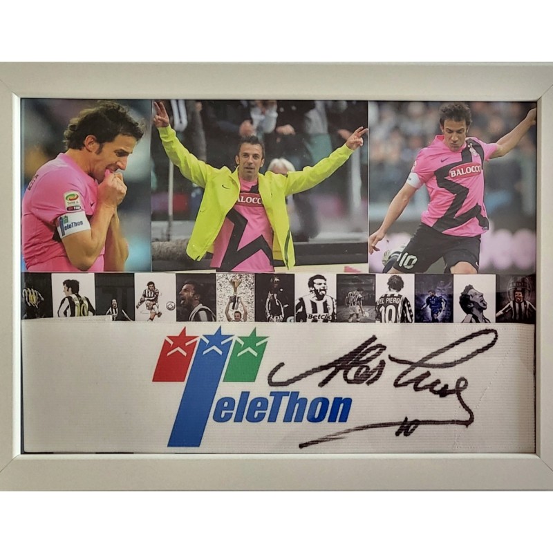 Fascia Capitano Alessandro Del Piero, Juventus 2011/12 - Autografata