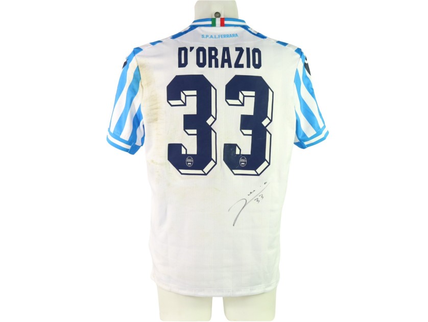 D'Orazio's Signed Unwashed Shirt, SPAL vs Torres 2024