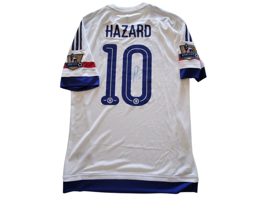 Hazard's Chelsea Signed Match-Issued Shirt, 2015/16