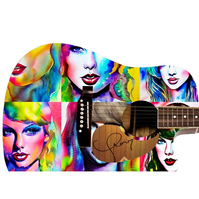 Taylor Swift Signed Pickguard Custom Signature Edition Guitar