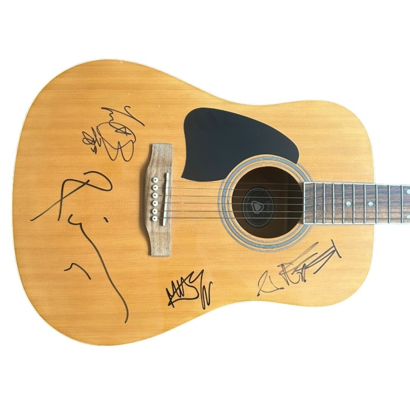 The Rolling Stones Signed Acoustic Guitar