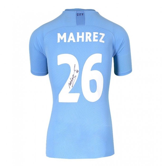 mahrez signed shirt