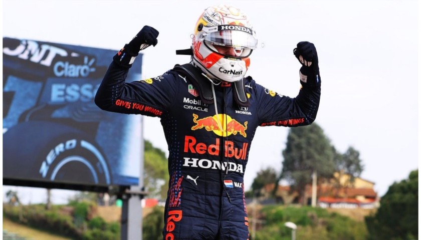 Max Verstappen 2021 Red Bull Signed Overalls