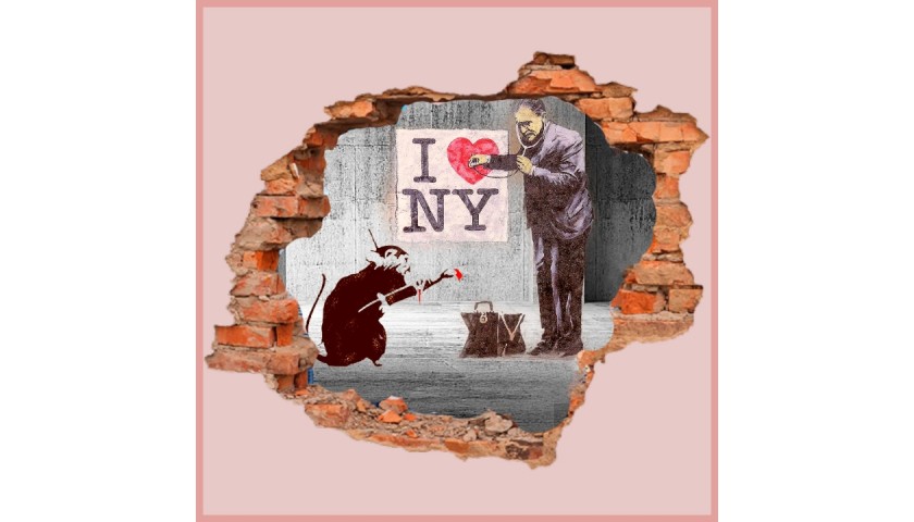 "The heart of New York vs Banksy" by Mr Ogart