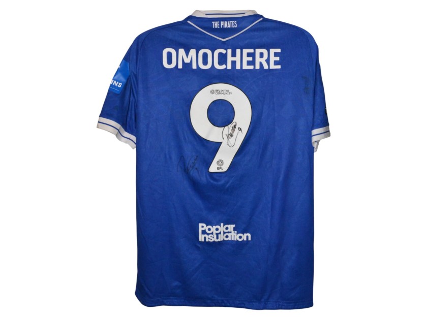 Omochere's Bristol Rovers 2025/26 Signed Match Worn Shirt, vs Grimsby