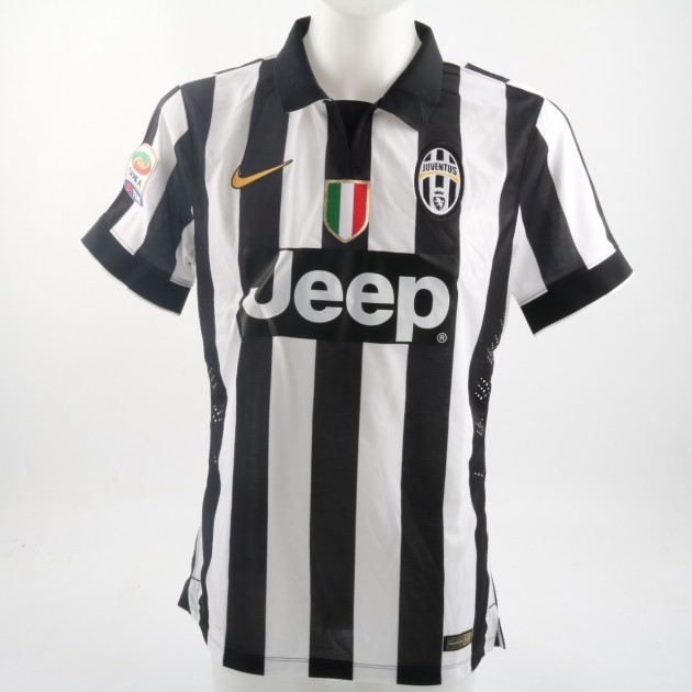 Pogba Juventus shirt, issued/worn Serie A 2014/2015