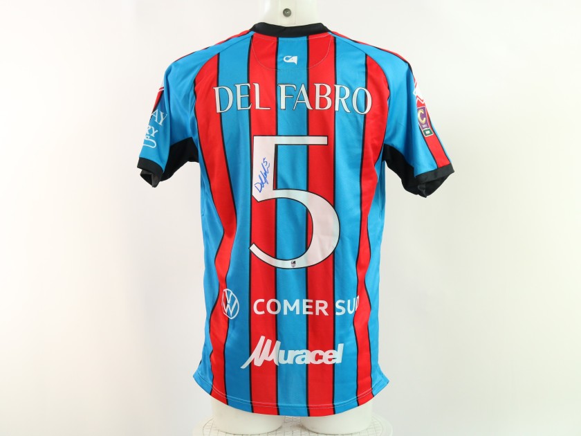 Maglia Del Fabro Catania vs Casertana Unwashed, 2025 - Autografata