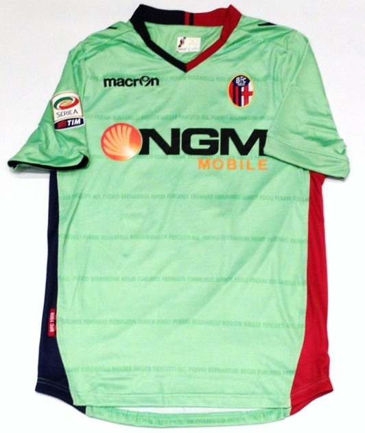 Bologna match issued shirt, Diamanti, Serie A 2013/2014 - signed