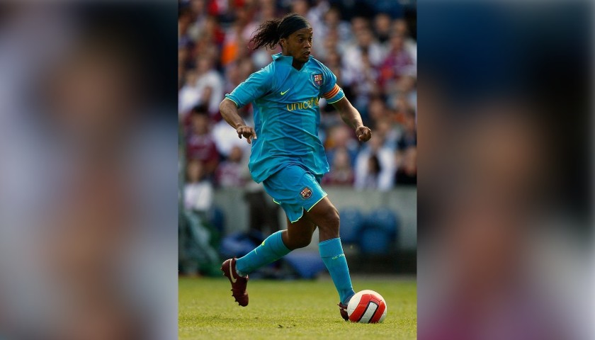 Ronaldinho's Official Barcelona Signed Shirt, 2007/08 
