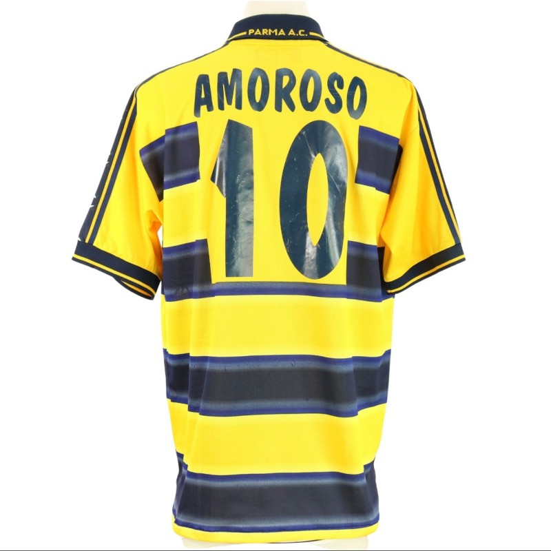 Amoroso's Match-Worn Shirt, Parma vs Juventus 2001