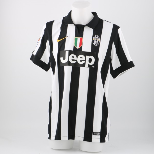 Juventus official replica Tevez shirt, Serie A 2014/2015 - signed