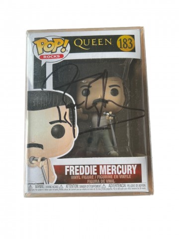 Roger Taylor of Queen Signed Freddie Mercury Funko Pop