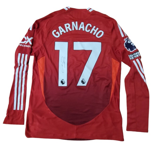 Garnacho's Issued Signed Shirt, Manchester United 2024/25