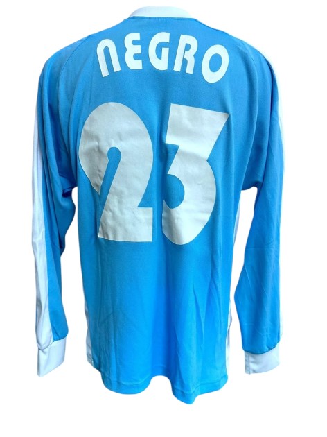 Negro's Lazio Match-Worn Shirt, 2003/04