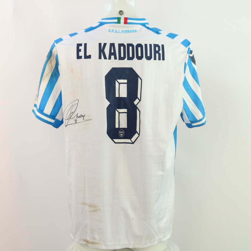 El Kaddouri's Signed Unwashed Shirt, SPAL vs Carpi 2024 