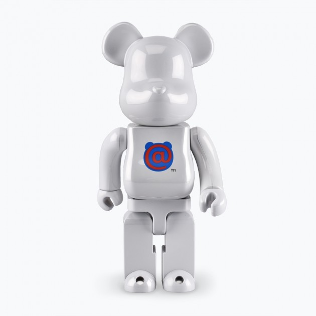 20th Anniversary 1st Model White Chrome Be@rbrick 1000% - CharityStars