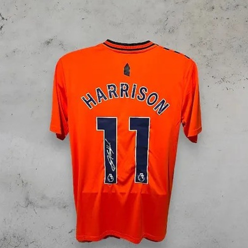 Jack Harrison's Everton 2023/24 Signed and Framed Away Shirt