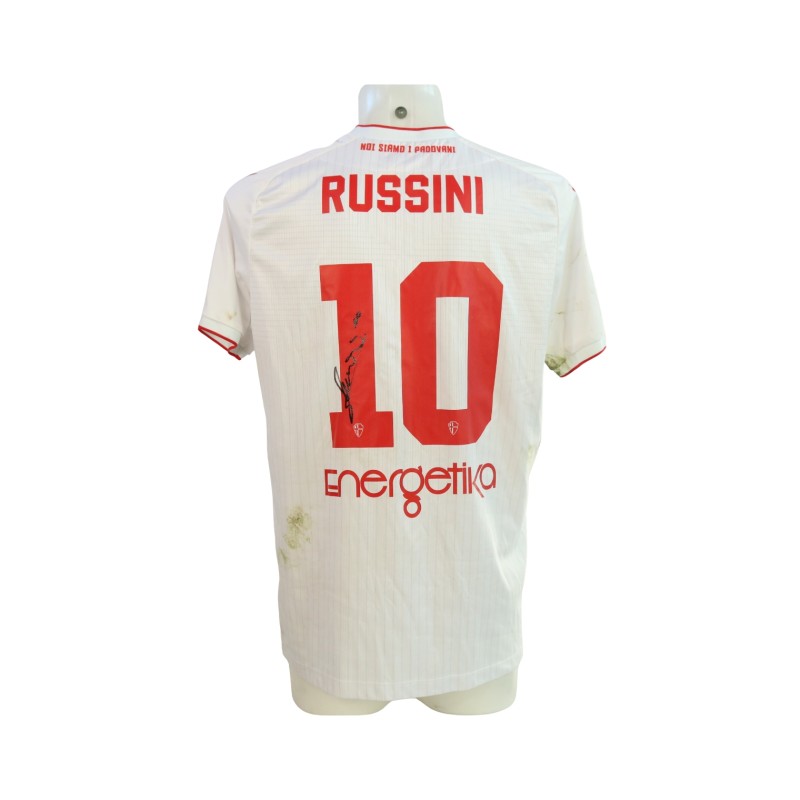 Russini's Signed Unwashed Shirt, Padova vs Feralpi Salò 2024