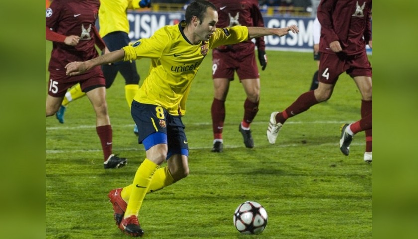 Iniesta's Match Shirt, Rubin Kazan-Barcelona 2009