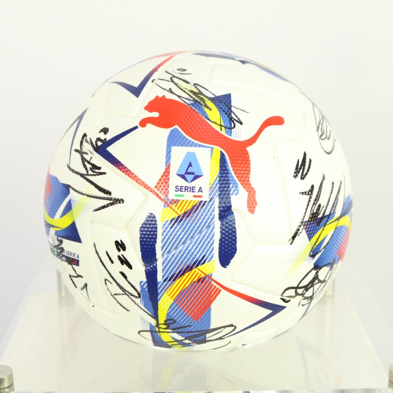 Pallone Match-Ball Serie A TIM, 2023/24 - Autografato dal Monza