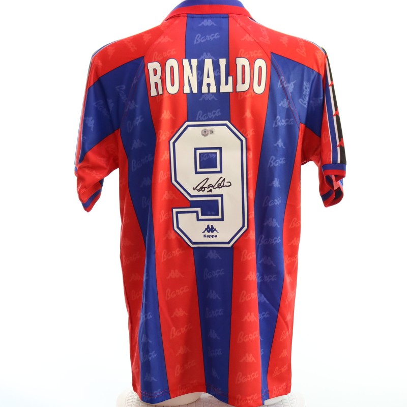 Maglia Replica Ronaldo Barcellona, 1996/97 - Autografata