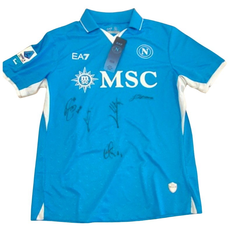 Napoli Official Shirt, 2024/25 - Signed by the Team